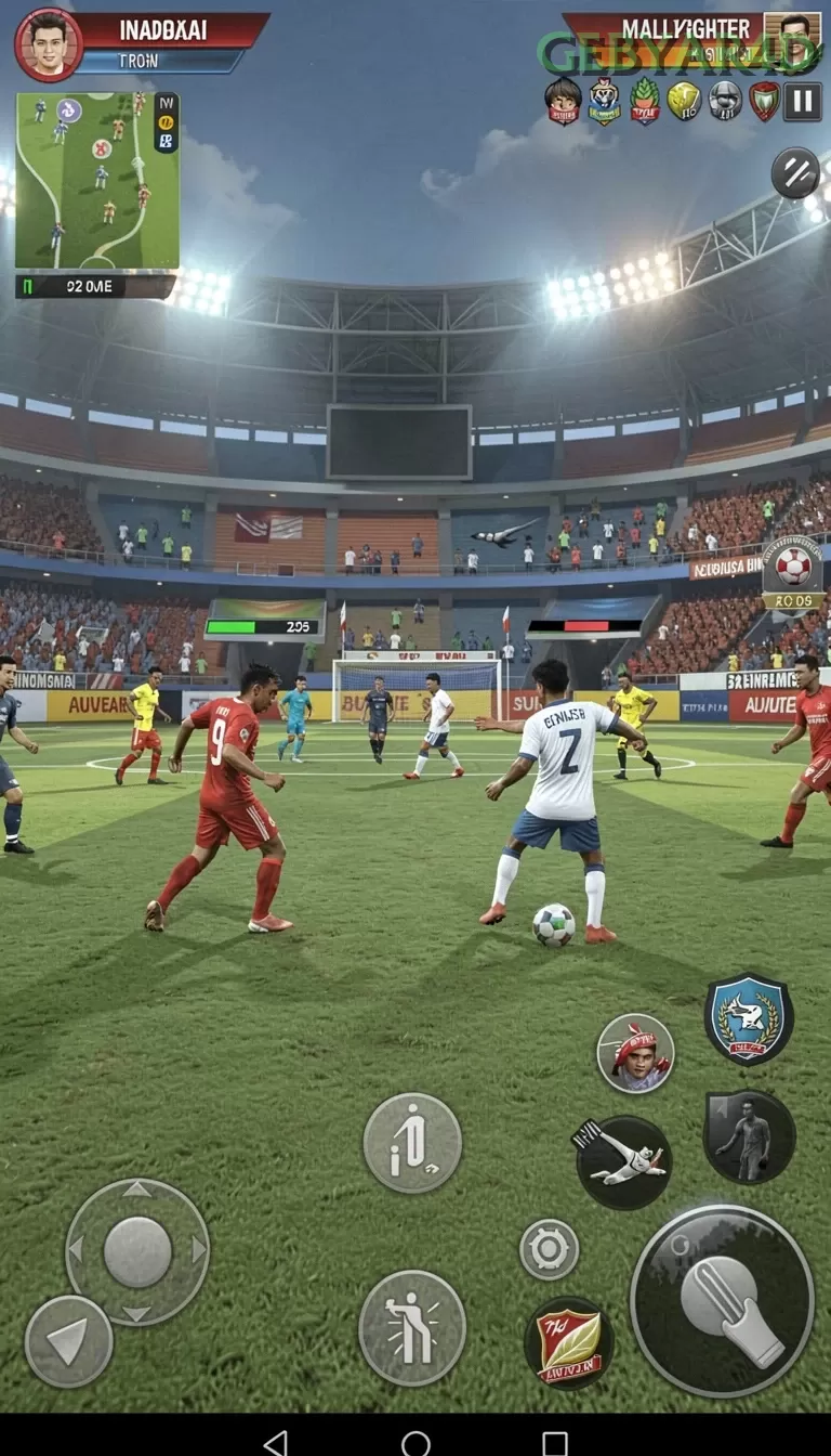 Cuplikan layar A200M — halaman utama
